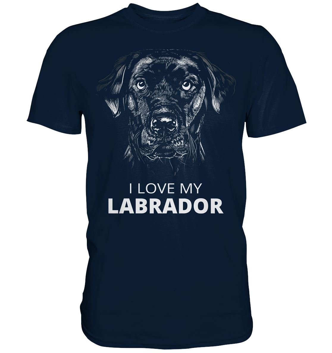 I Love my Labrador - Premium Shirt - BINYA