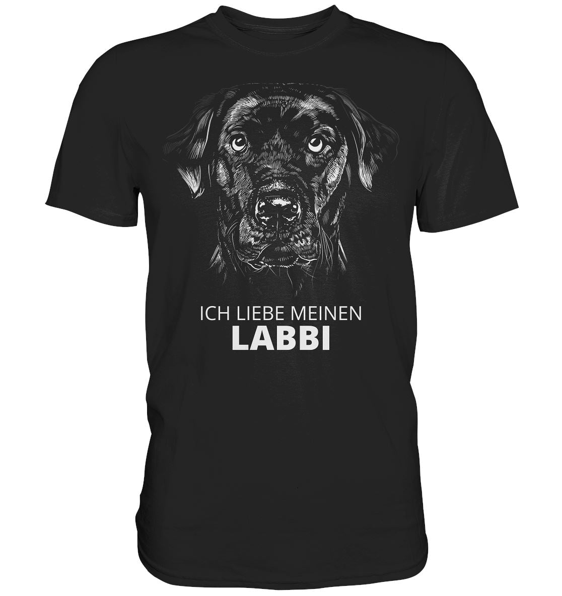 Ich liebe meinen Labbi - Premium Shirt - BINYA
