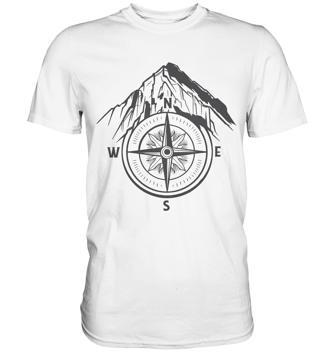 Kompass Bergsteiger & Wanderer - Premium Shirt - BINYA