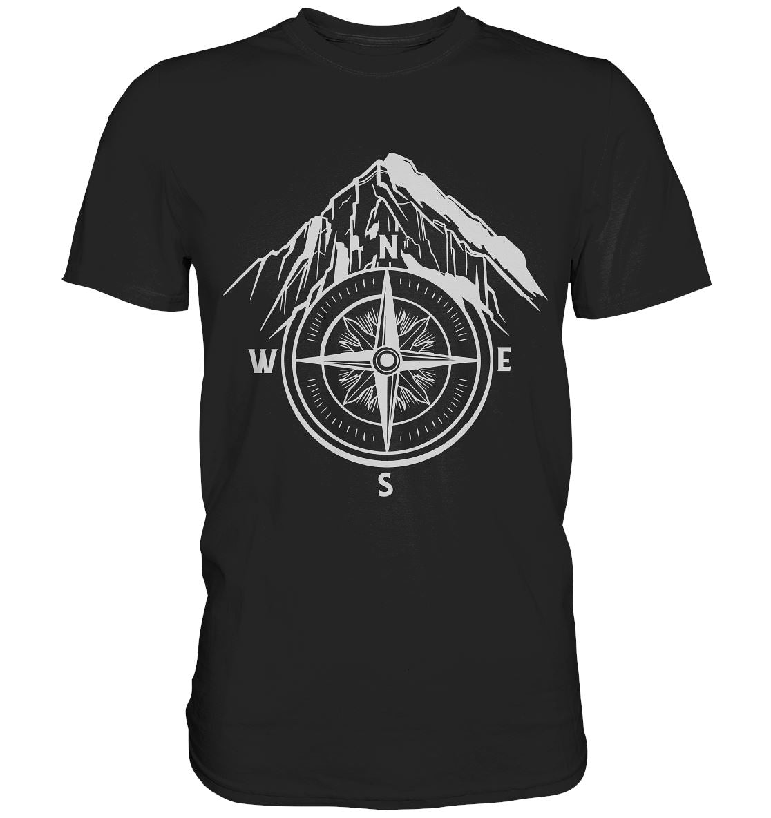 Kompass Bergsteiger & Wanderer - Premium Shirt - BINYA