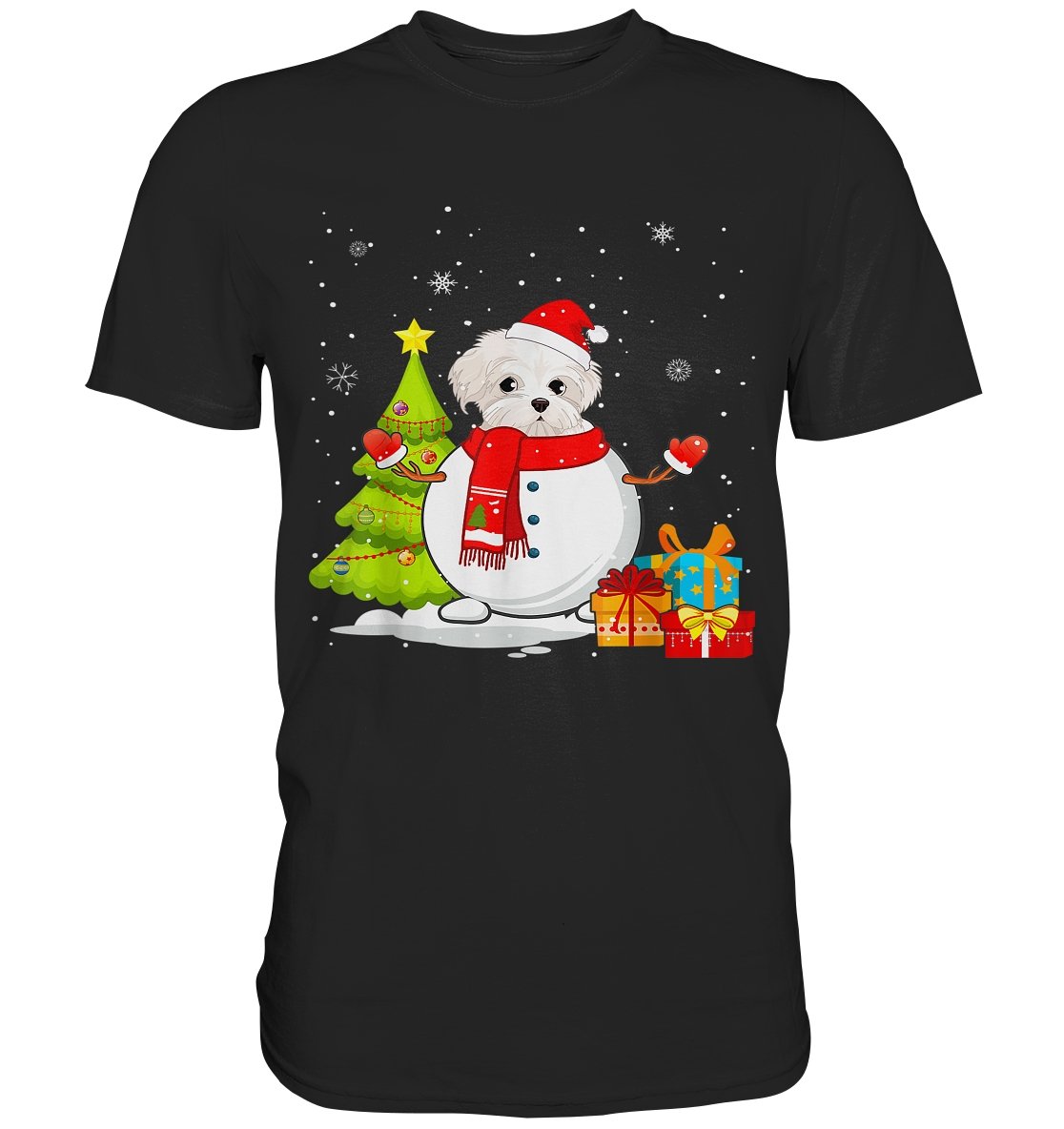 Malteser Hund Christmas - Premium Shirt - BINYA