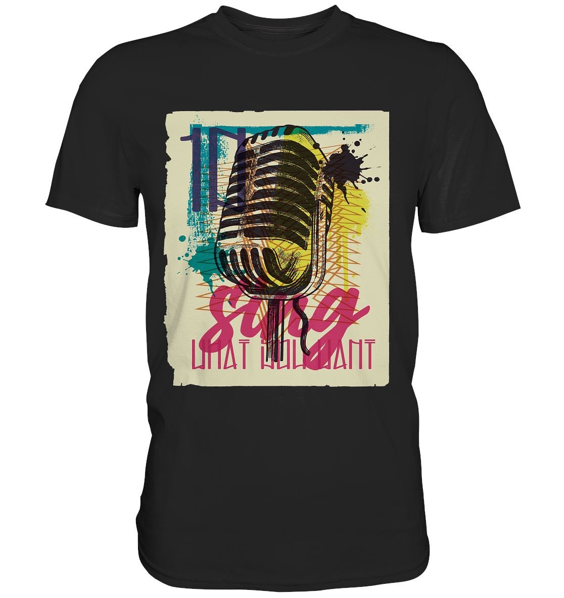 Mikrofon Urban Graffiti - Premium Shirt - BINYA