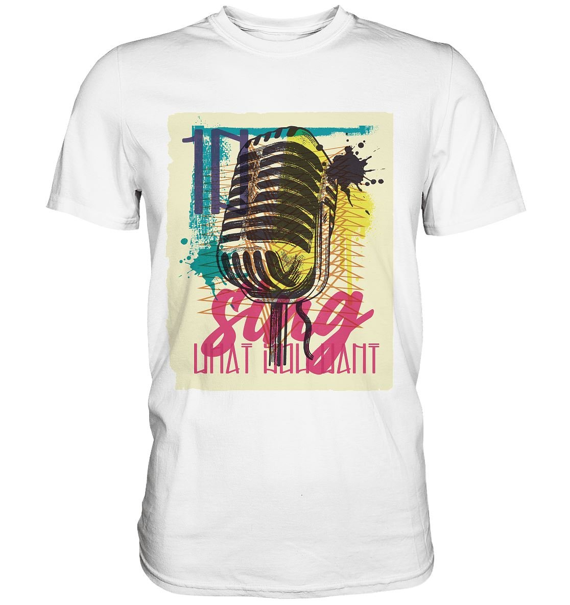 Mikrofon Urban Graffiti - Premium Shirt - BINYA