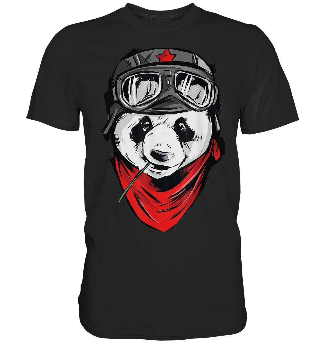 Pandabär Motorrad - Premium Shirt - BINYA