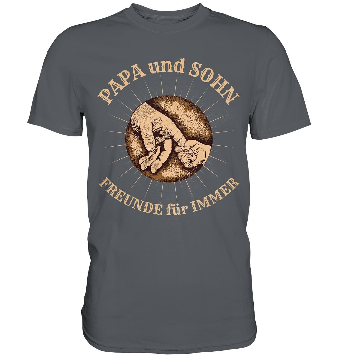 PAPA und SOHN - Freunde für immer - Premium Shirt - BINYA