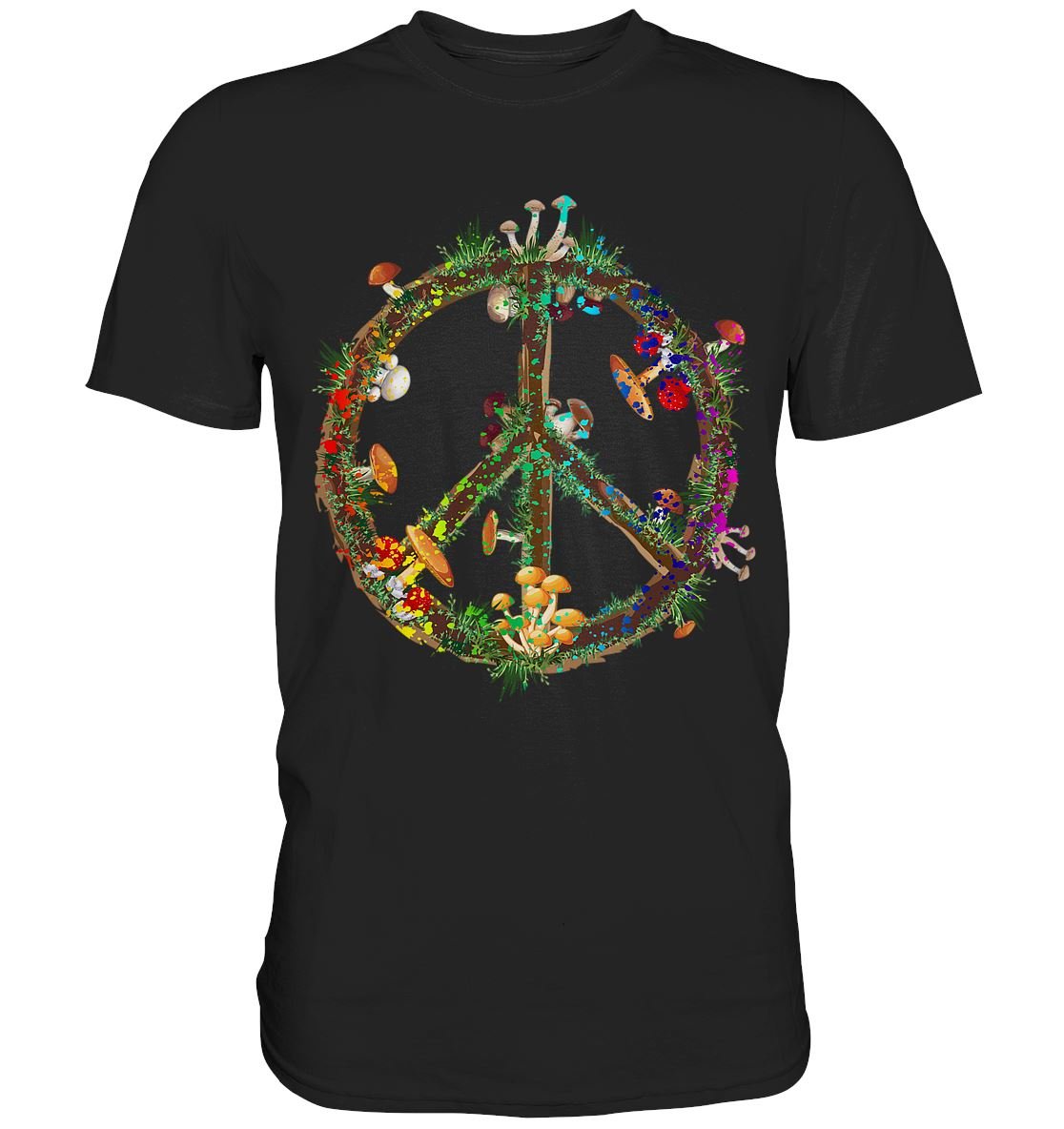 Peace Psychedelic Magic Mushroom - Premium Shirt - BINYA
