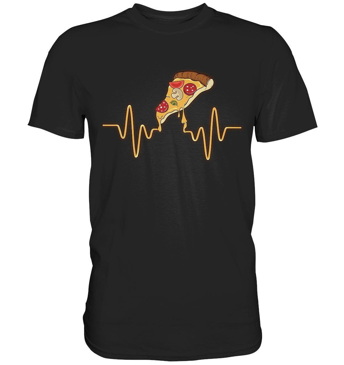 Pizza Herzschlag - Premium Shirt - BINYA