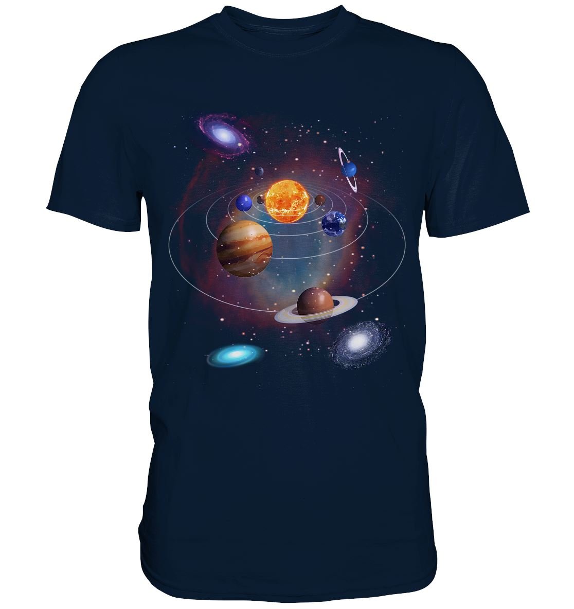 Planeten im Sonnensystem - Premium Shirt - BINYA