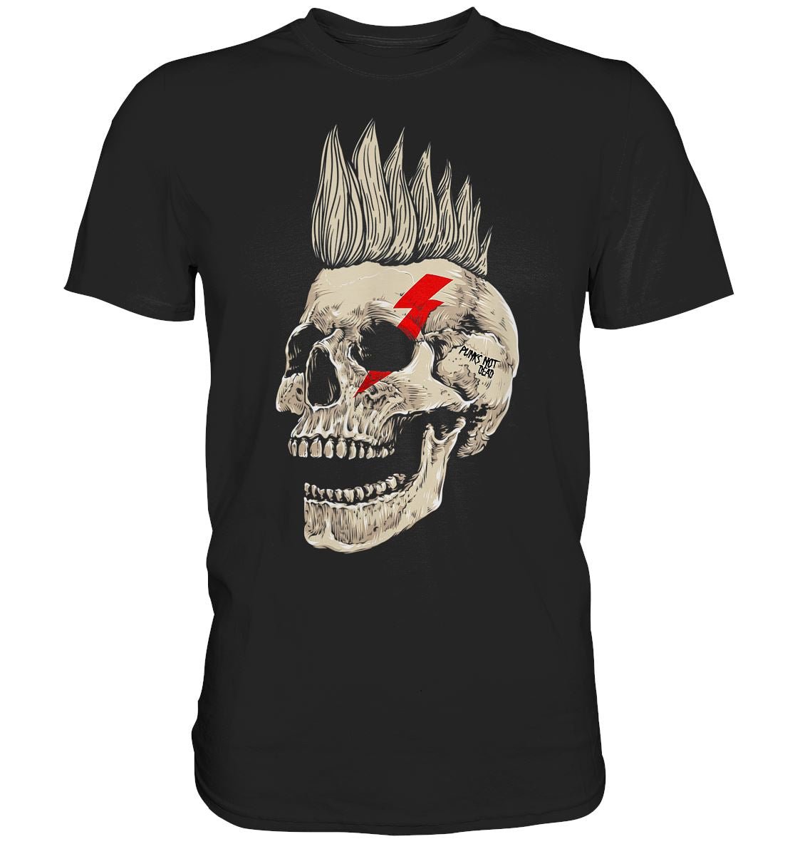 Punk Rock Skull - Premium Shirt - BINYA