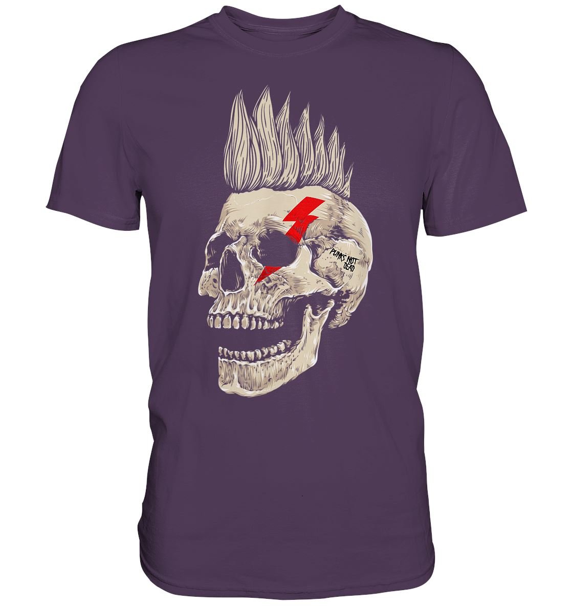 Punk Rock Skull - Premium Shirt - BINYA