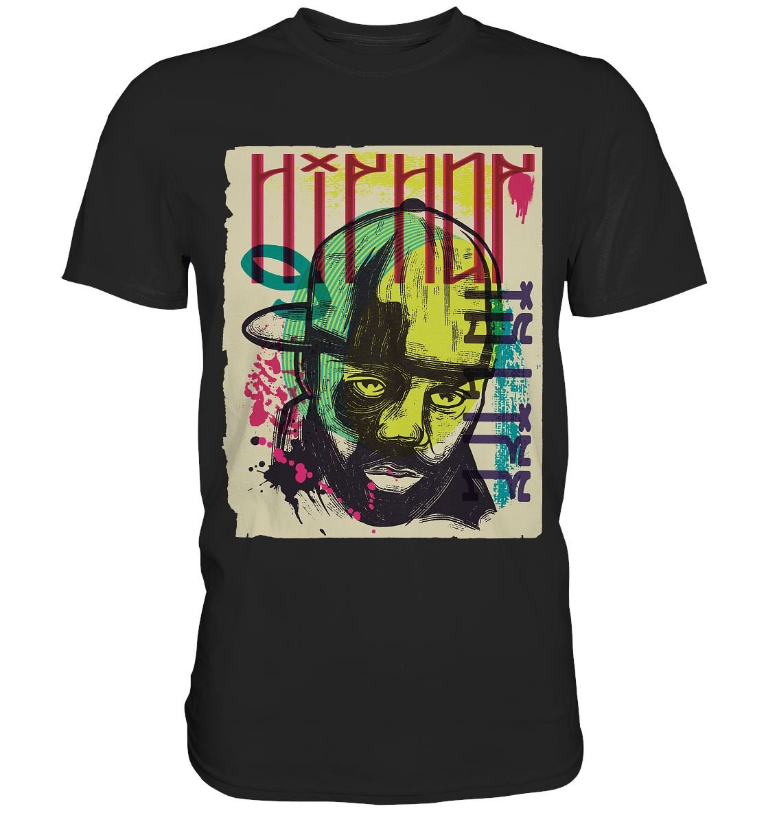 Rapper Urban Graffiti - Premium Shirt - BINYA