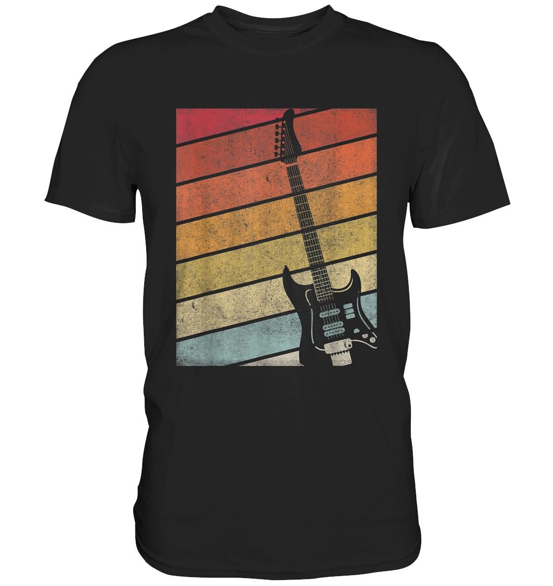 Retro Gitarre - Premium Shirt - BINYA