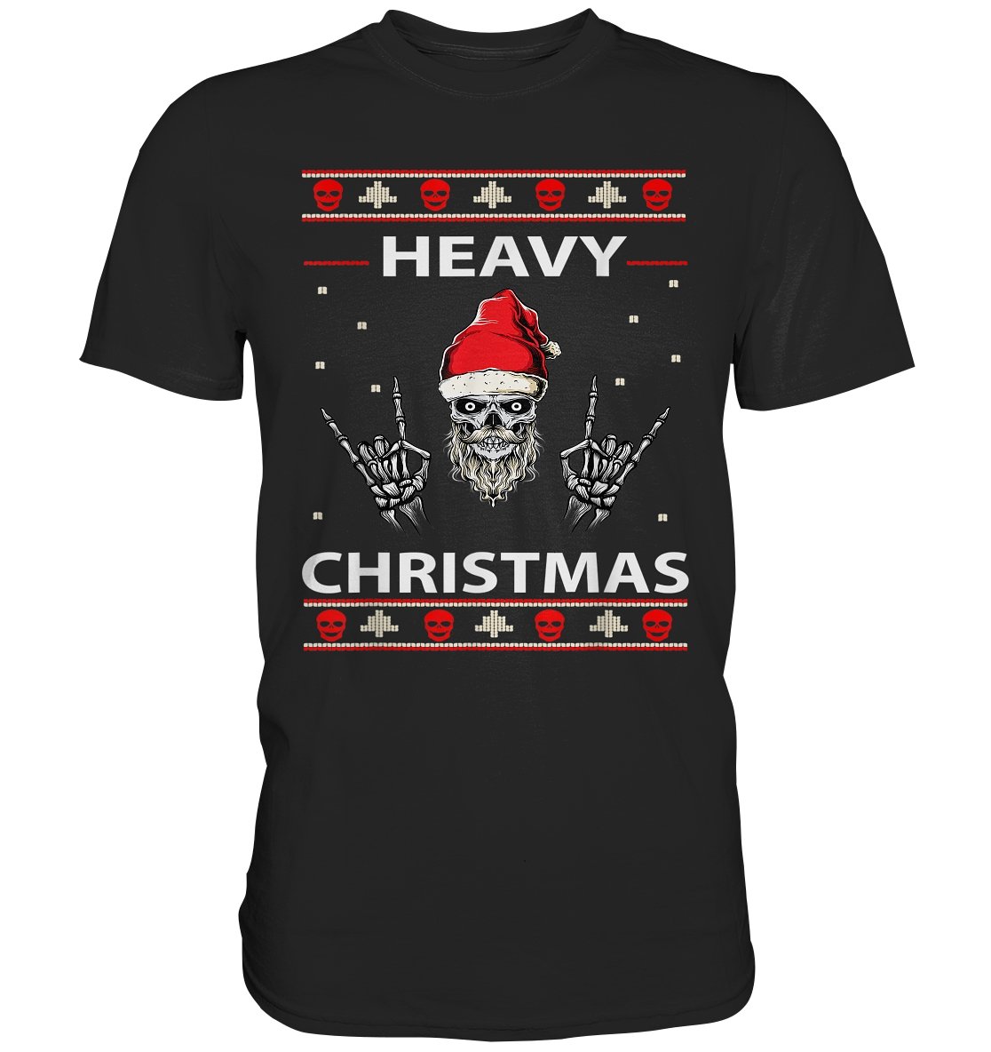 Skull Heavy Christmas - Premium Shirt - BINYA