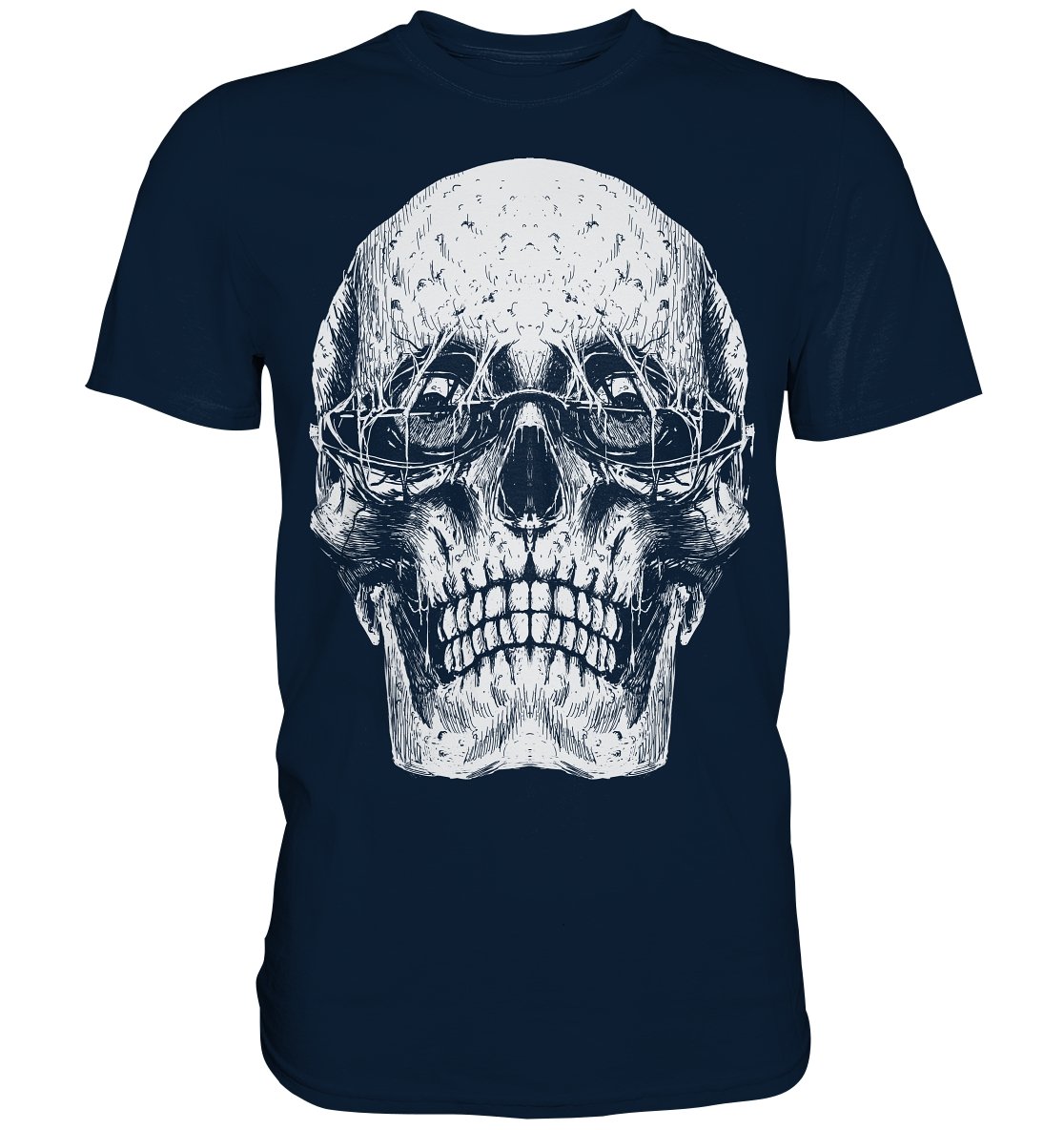Totenkopf Skull mit Sonnenbrille - Premium Shirt - BINYA