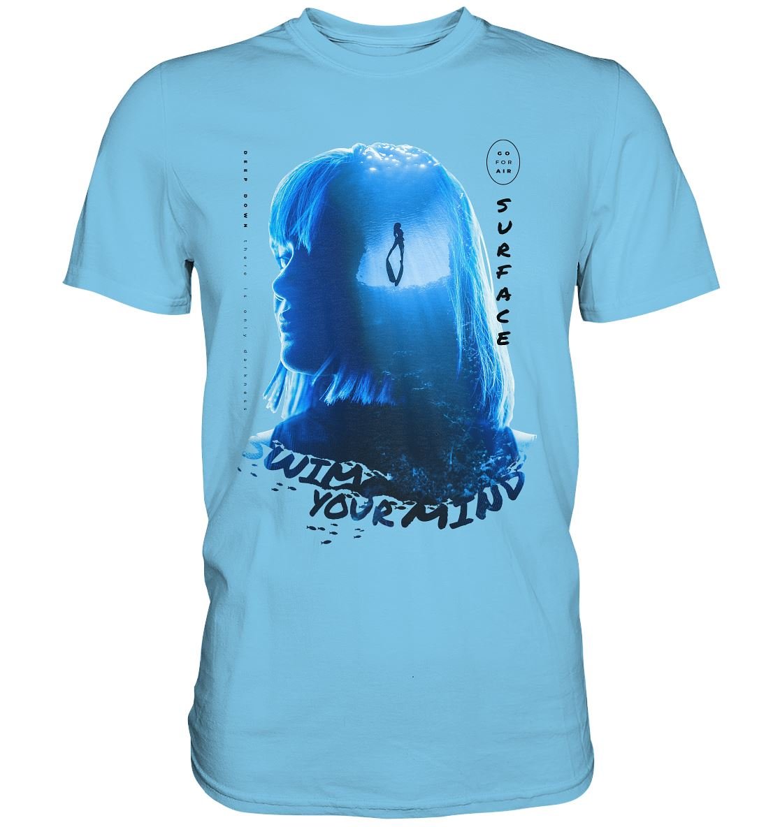 Unterwasser Frau - Premium Shirt - BINYA
