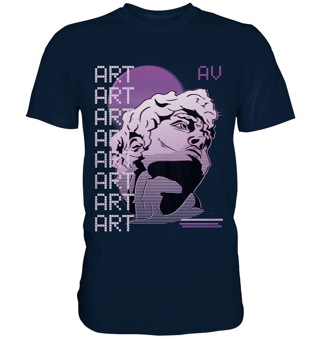 Vaporwave Art Aesthetic - Premium Shirt - BINYA
