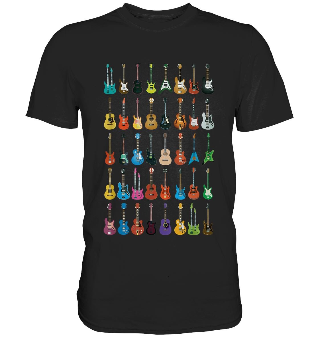 Verschiedene Gitarren - Premium Shirt - BINYA