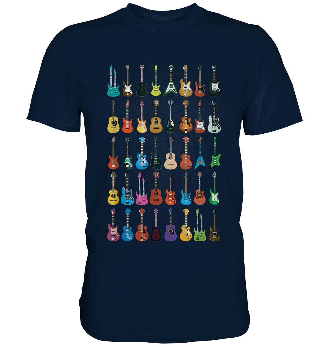 Verschiedene Gitarren - Premium Shirt - BINYA